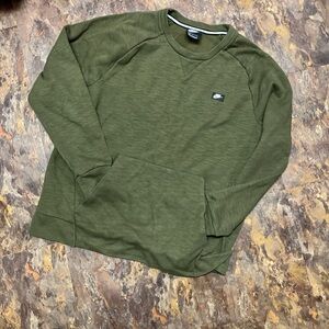 Olive green Nike crewneck sweatshirt w/pocket